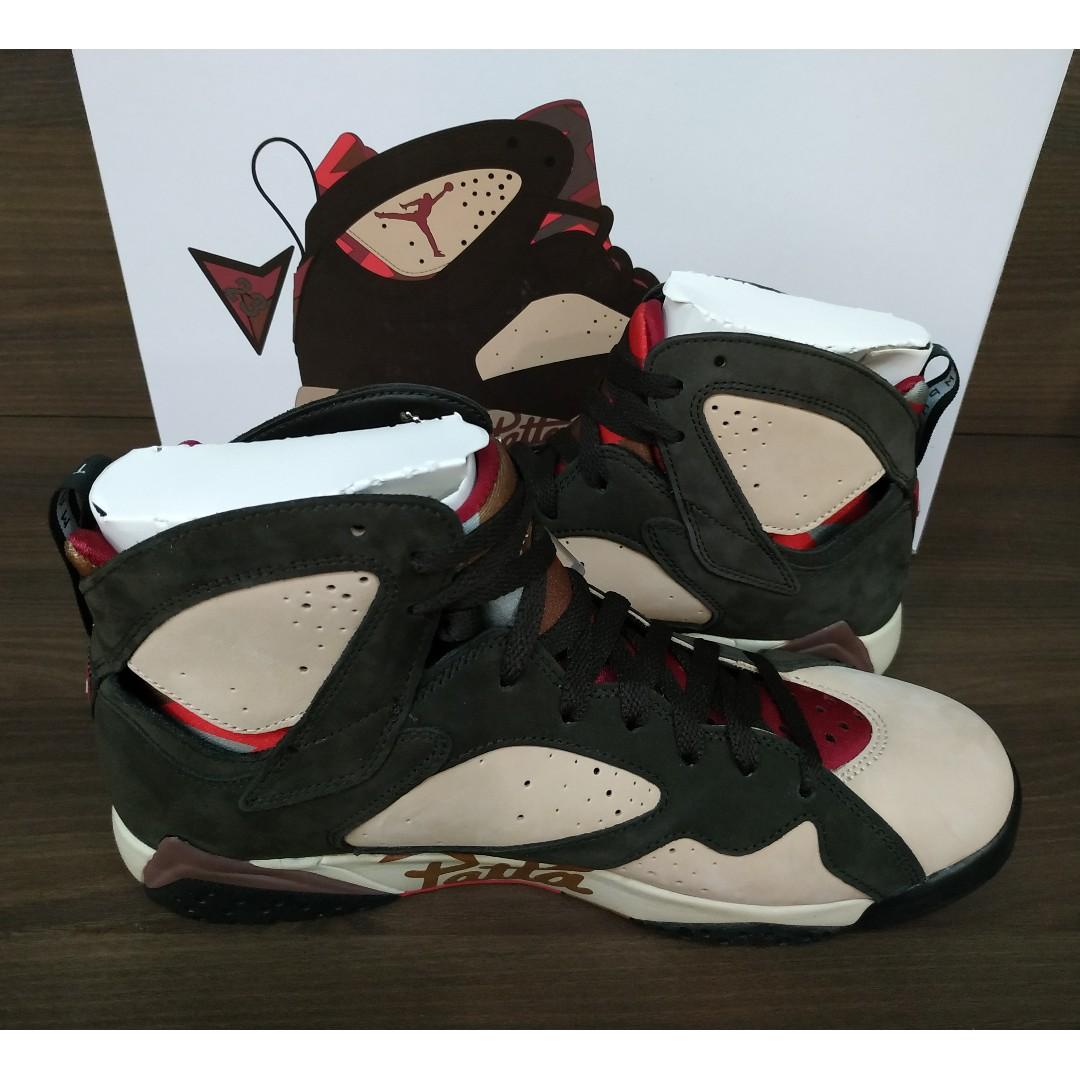 Air Jordan 7 Patta Shimmer Men s Fashion Footwear Sneakers on Carousell