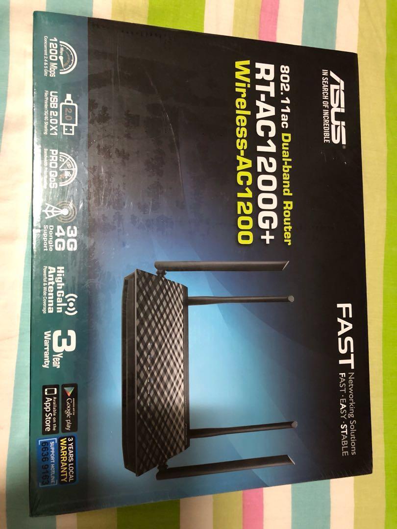 ASUS Dual-band Wireless-AC1200 GB Router, Computers & Tech, Parts ...