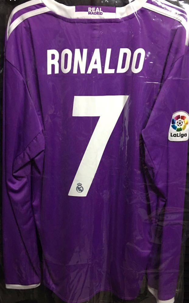 ronaldo purple real madrid jersey