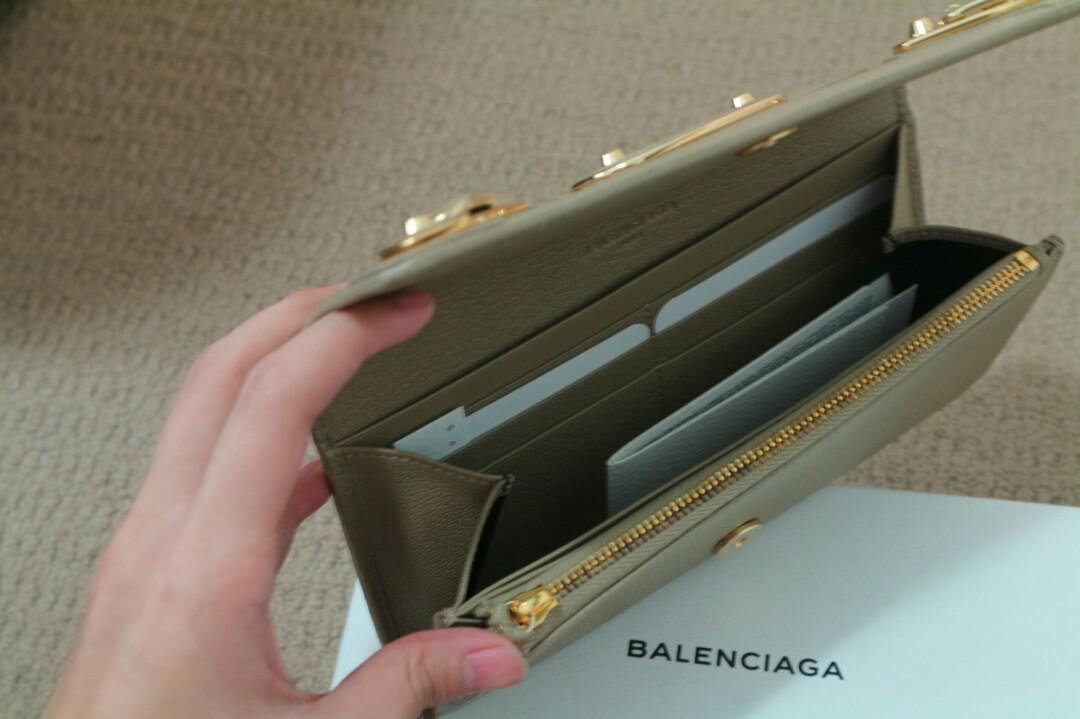 balenciaga flap wallet
