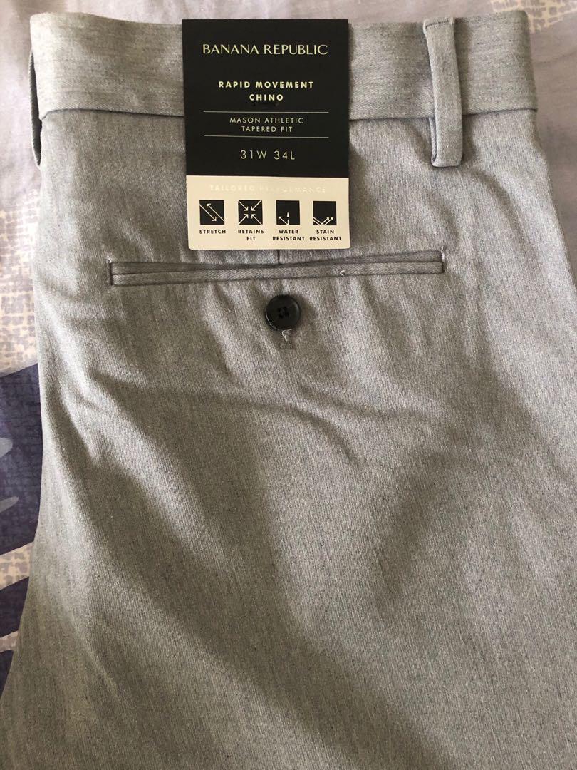 banana republic athletic tapered fit