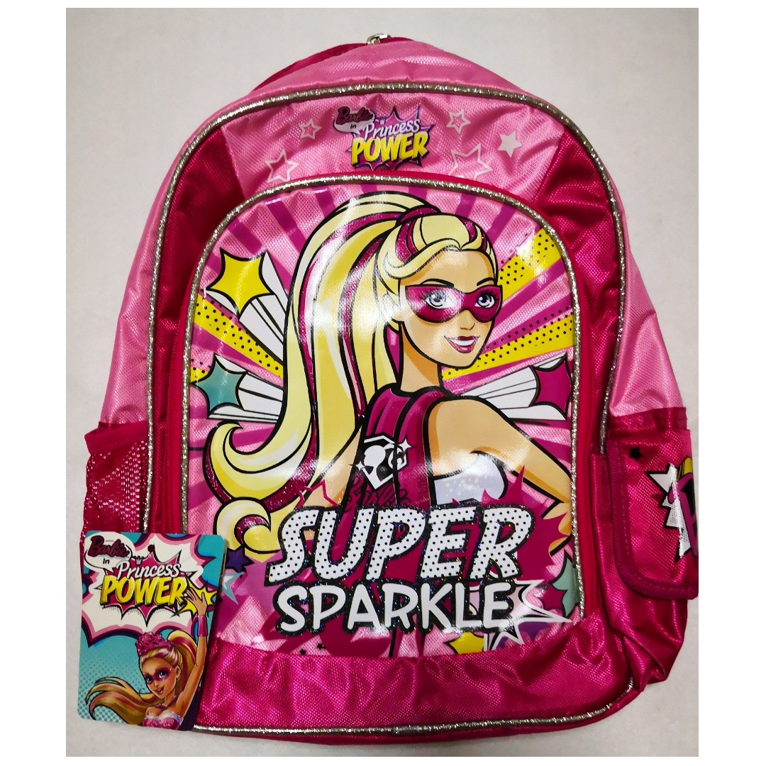 barbie princess school bag