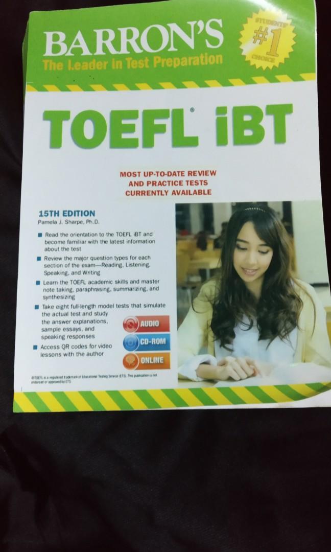 Barron S Toefl Ibt 15th Edition Books Stationery Books On