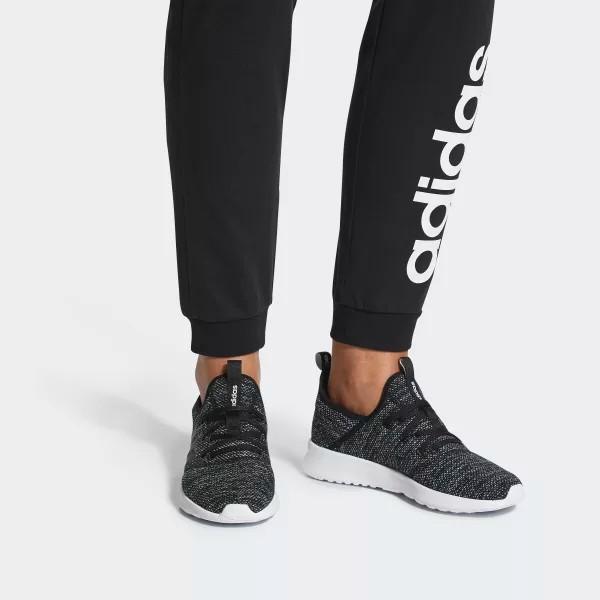 all black adidas cloudfoam shoes