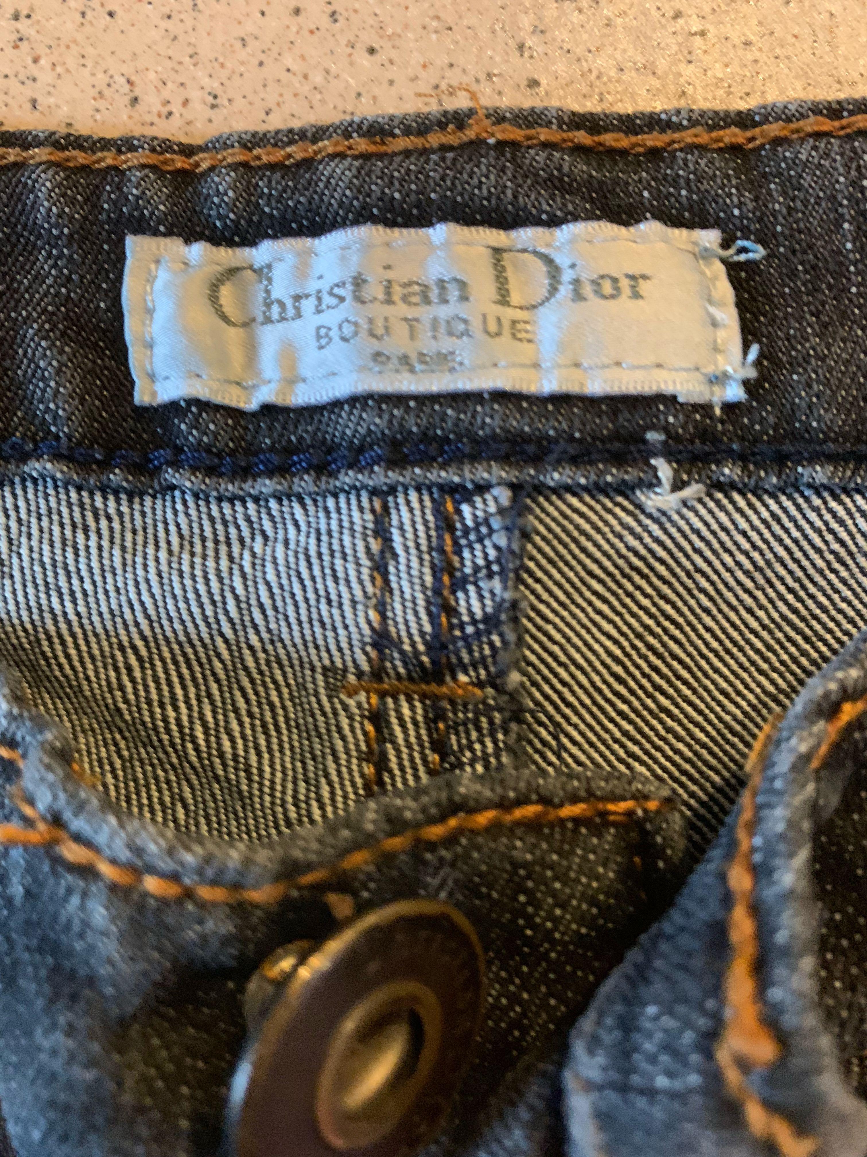 Christian Dior Vintage Jeans, Men's Fashion, Bottoms, Jeans on Carousell