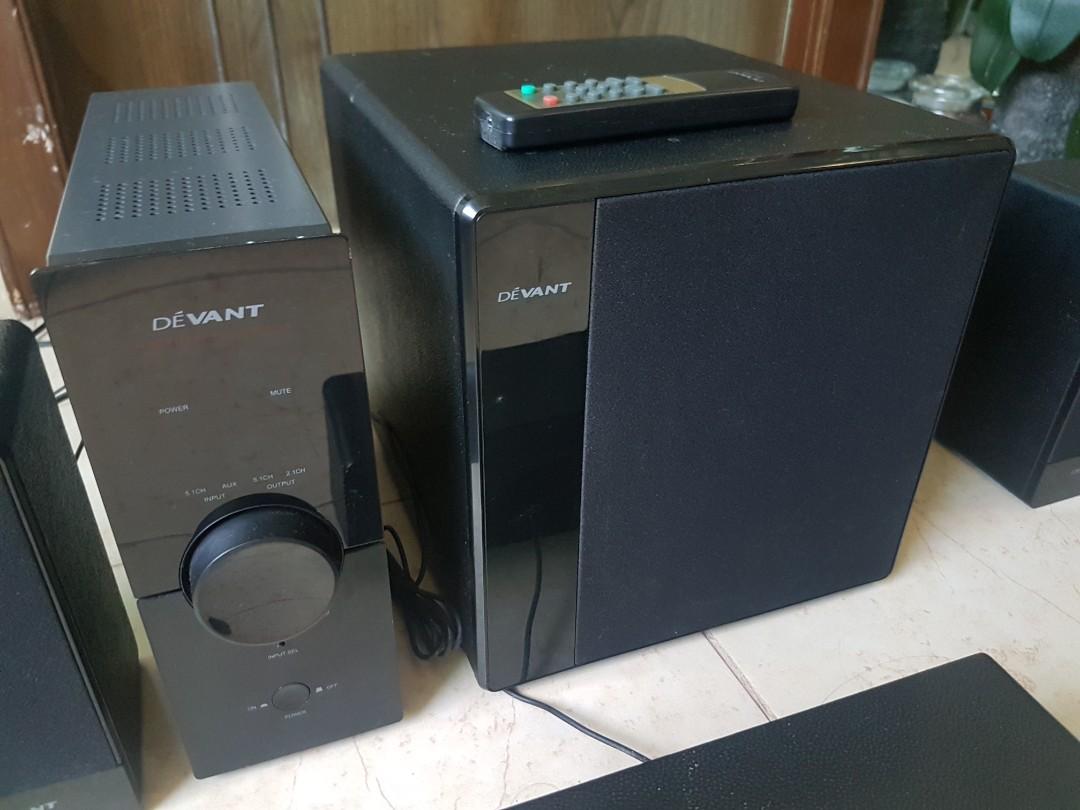 DEVANT 5 Channel speaker ( home theater), Audio, Soundbars, Speakers