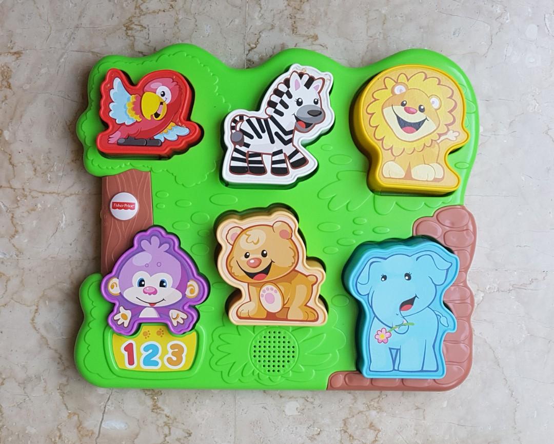 fisher price laugh and learn zoo animal puzzle