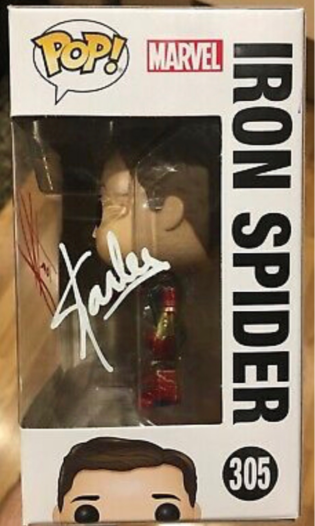 Funko Pop Marvel Iron Spider Signed Autographed Tom Holland Stan Lee Coa Toys Games Others On Carousell