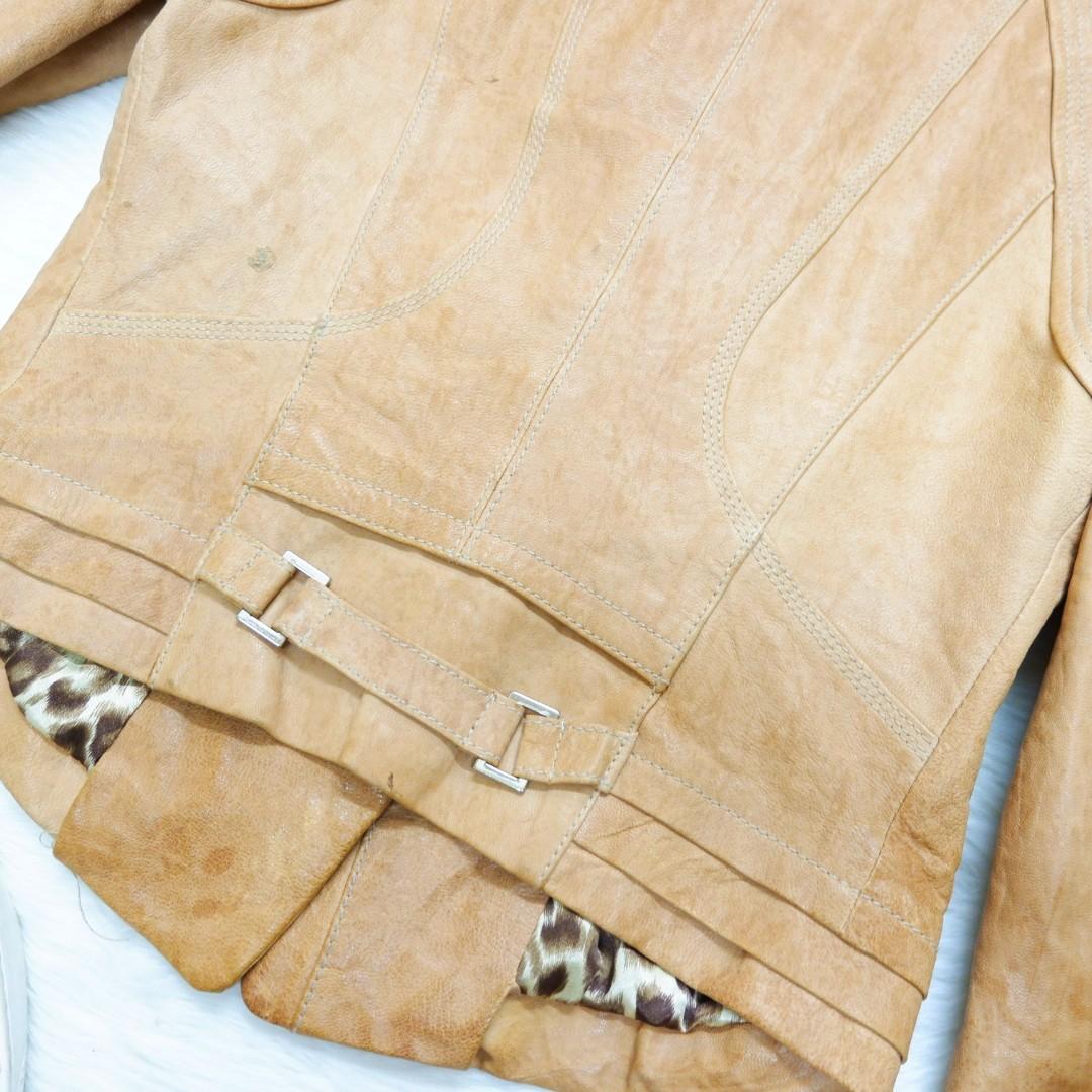GGPX New York Leather Jacket Women s Fashion Coats Jackets and Outerwear on Carousell