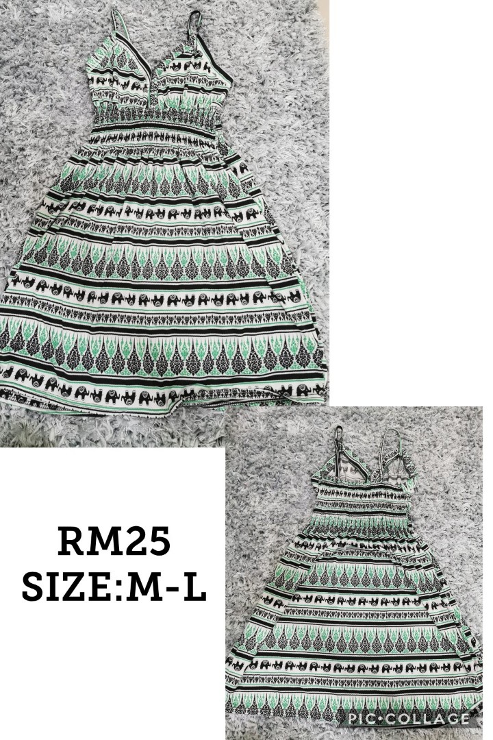 Hawaii dress, Women's Fashion, Muslimah Fashion, Dresses on Carousell