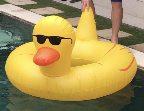 inflatable duck ring
