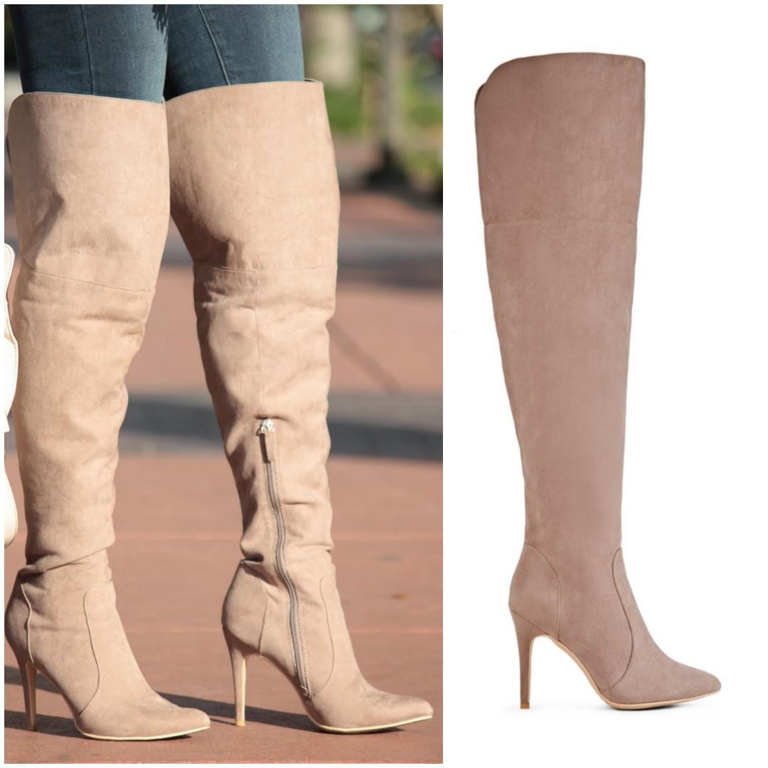 justfab suede boots