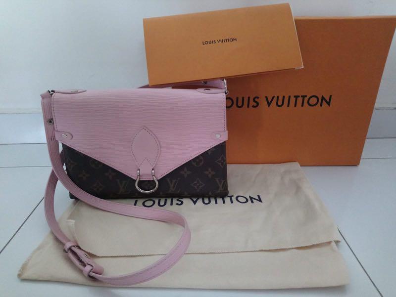 Louis Vuitton Saint Michel Monogram Rose Ballerine Epi Leather