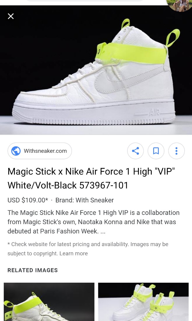 air force 1 high magic stick vip