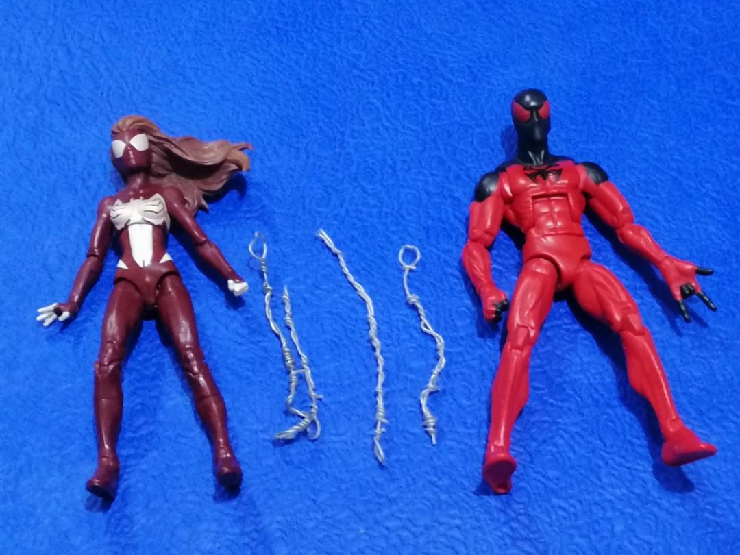 Marvel Legends Ultimate Spiderwoman And Scarlet Spider Toys Games Toys On Carousell