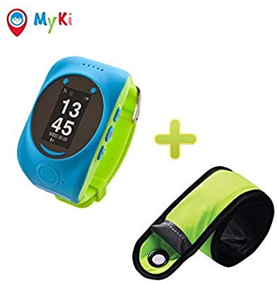 MyKi Smart Watch red and yellow Children s GPS Tracker Mobile