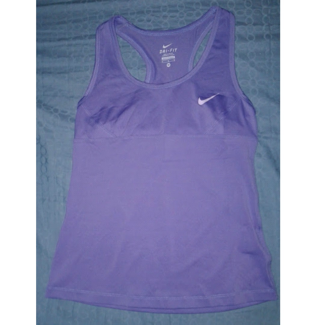 Nike purple tank top, Women's Fashion, Tops, Sleeveless on Carousell