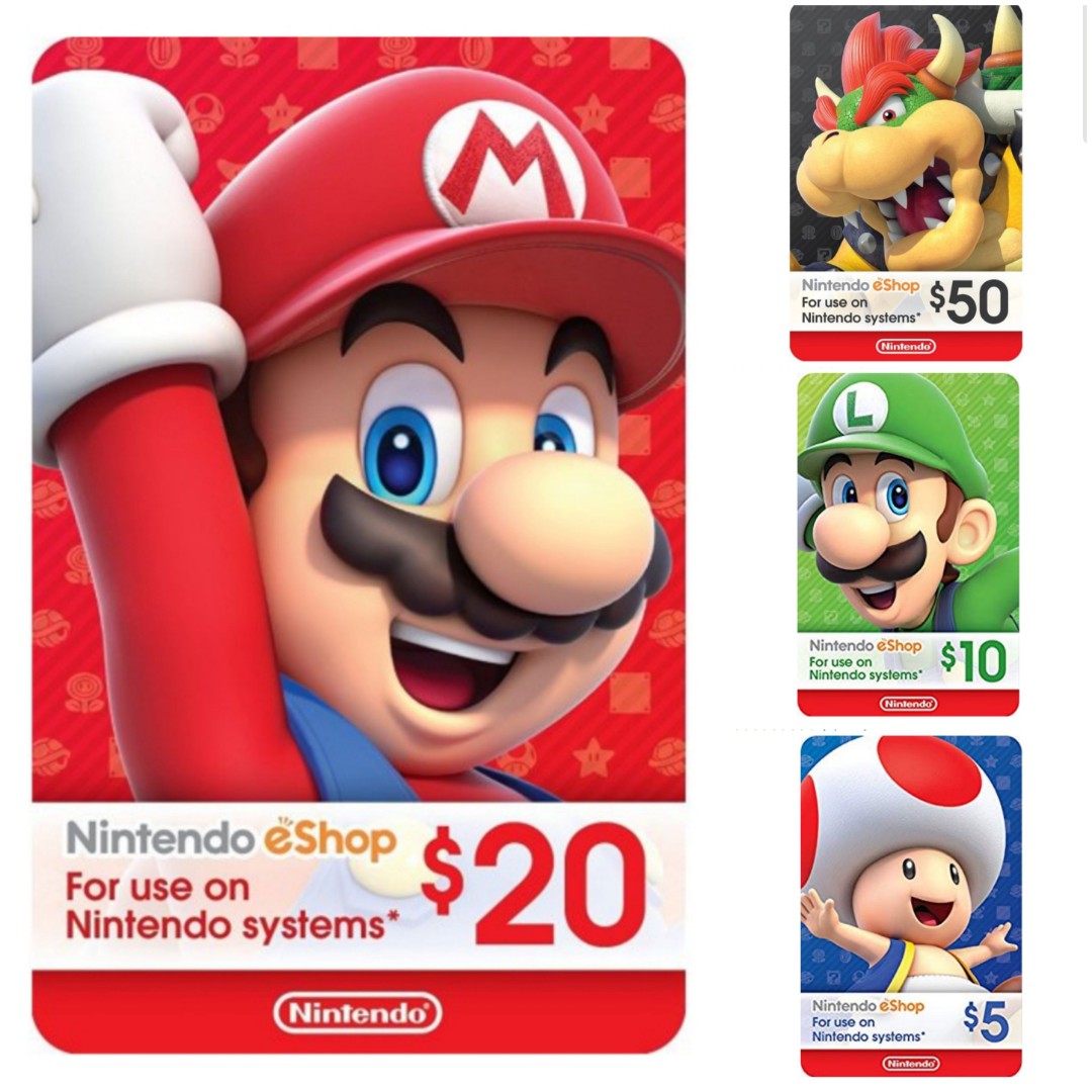 Nintendo eshop 20 usd discount