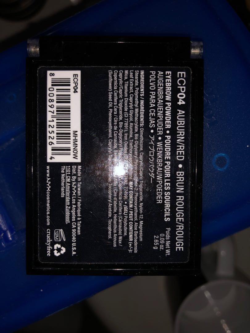 NYX Brow Powder and Wax (Category: Makeup) located in Quezon City. Submitted by envti (Listing ID 232903151, Image 3). Description: Really nice Rfs: too much brow powders Used twice and santized the wax #wincbtl.