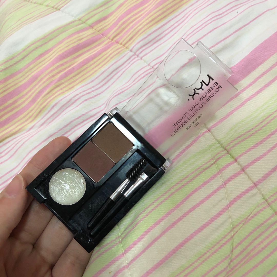 NYX Brow Powder and Wax (Category: Makeup) located in Quezon City. Submitted by envti (Listing ID 232903151, Image 1). Description: Really nice Rfs: too much brow powders Used twice and santized the wax #wincbtl.