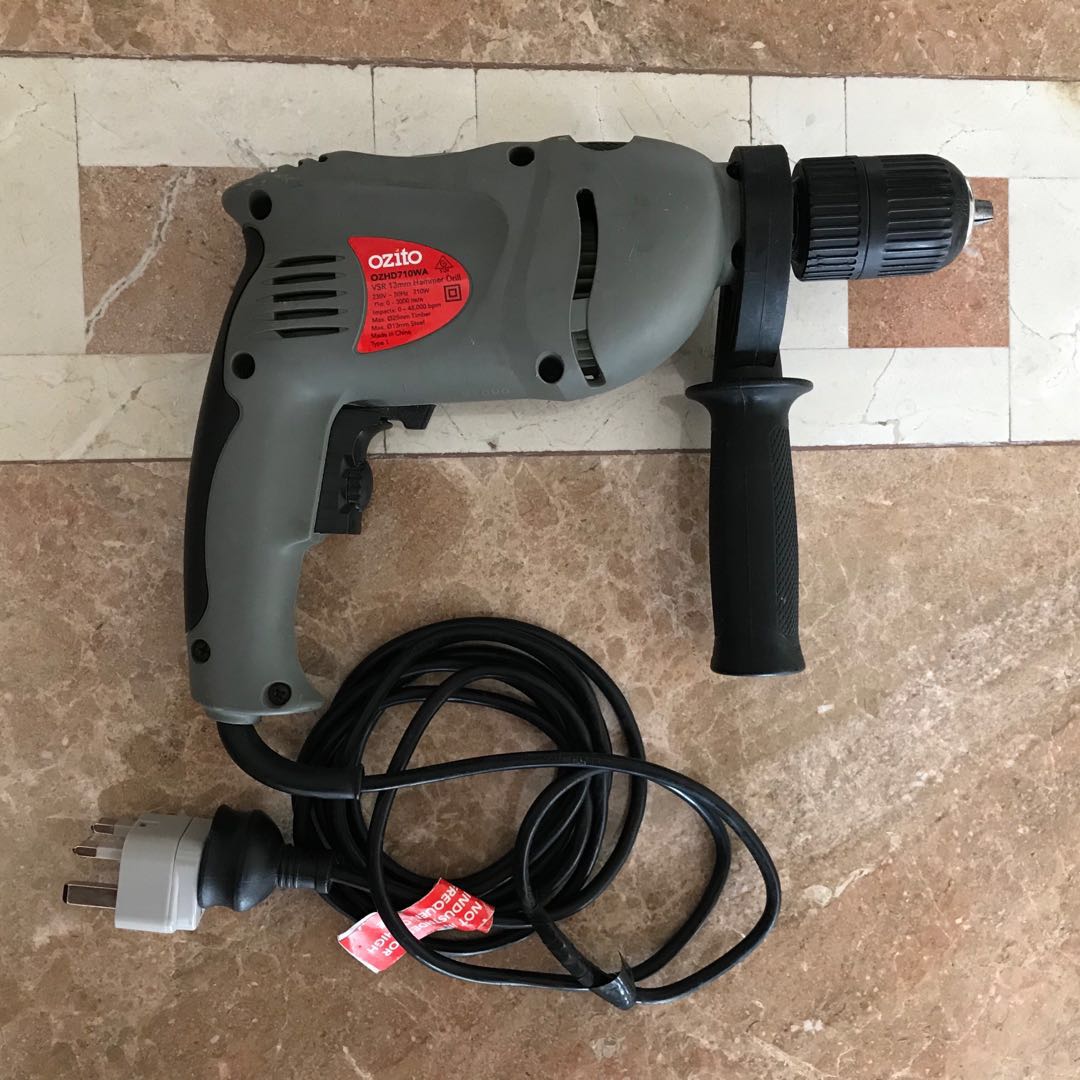 Ozito 13mm shop 710w hammer drill