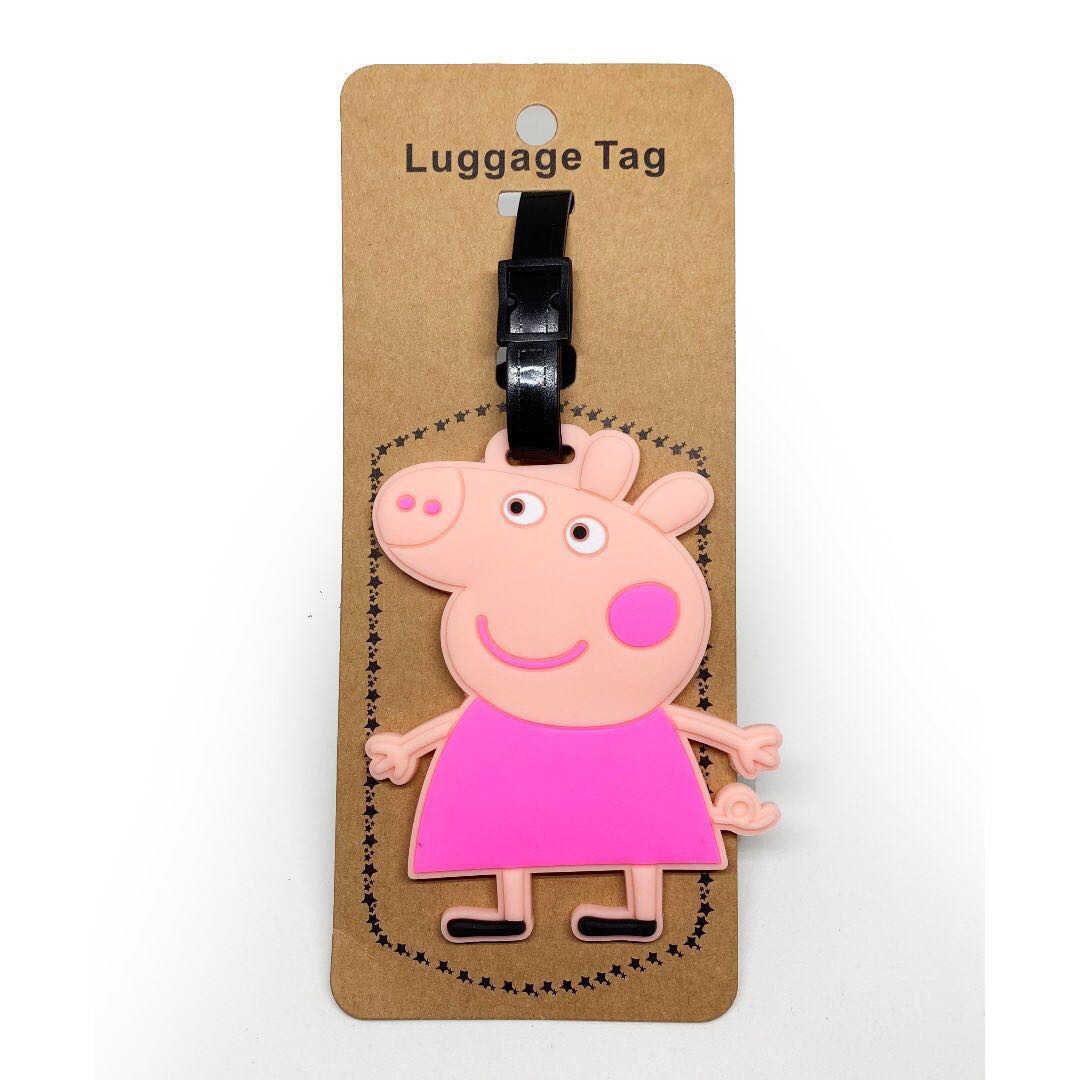 Peppa Pig Luggage Tag NEW 1pce only Hobbies Toys Travel