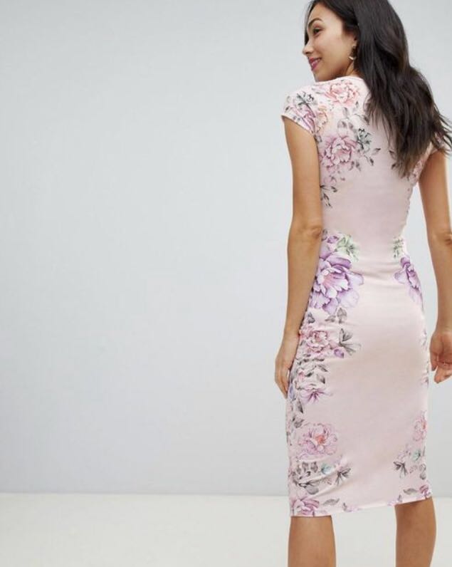 Preloved Bluebell Maternity Bodycon Dress Uk8 Womens Fashion