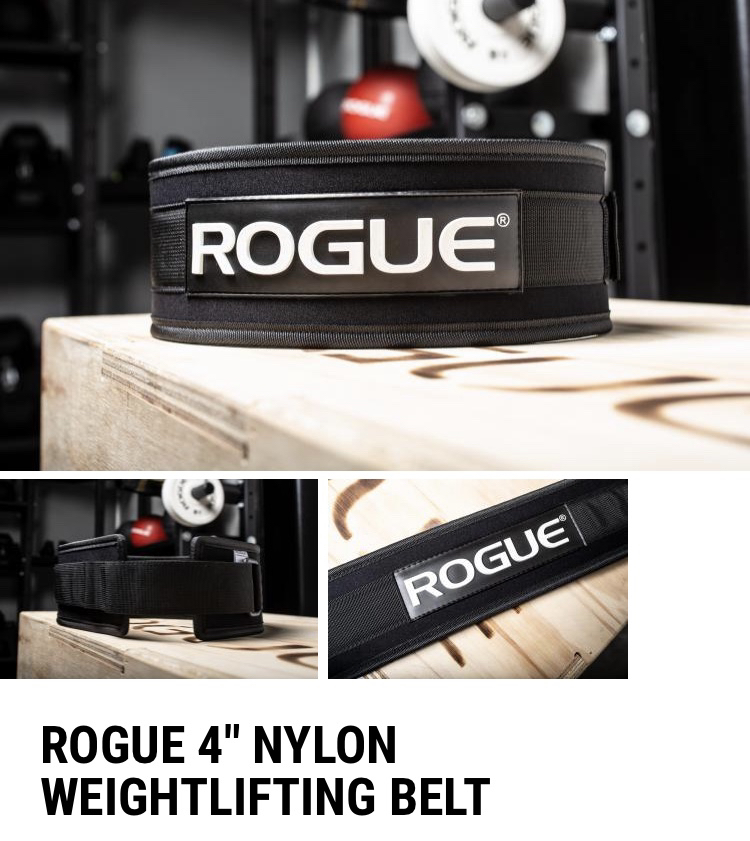 4 Nylon Weightlifting Belt