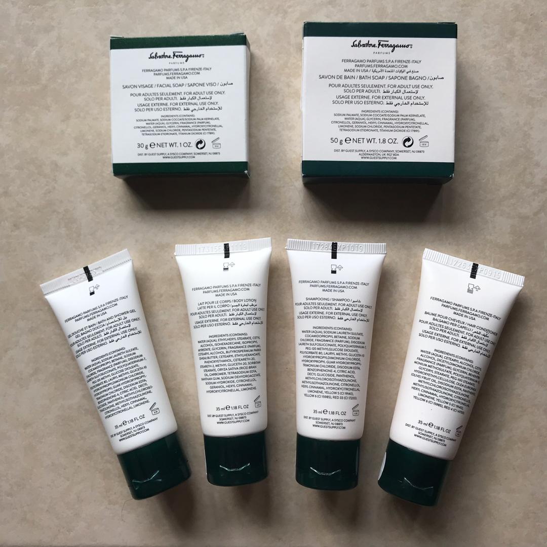 Salvatore Ferragamo toiletries