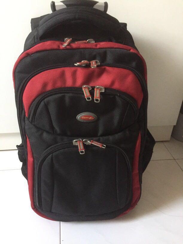 slazenger backpack with wheels