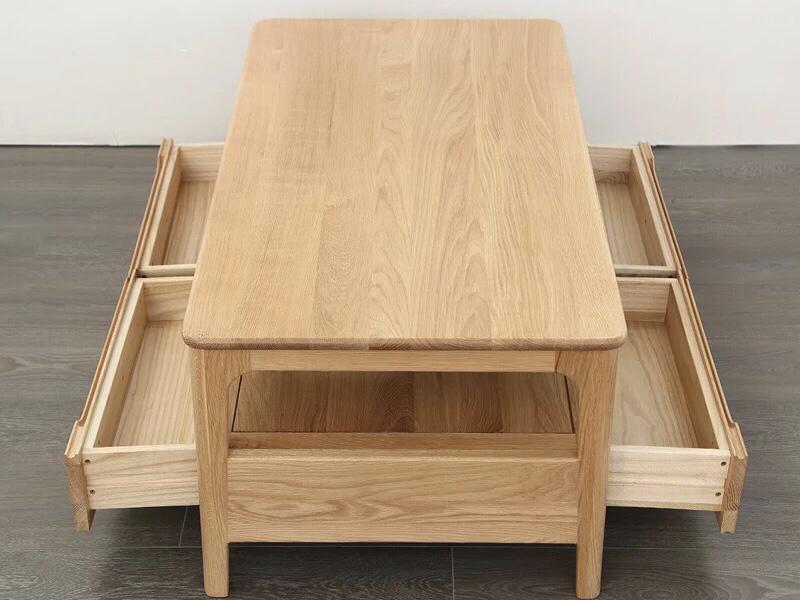 Solid wood coffee table (Category: Tables & Sets) located in Singapore. Submitted by sgeell (Listing ID 233094358, Image 3). Description: Used less than one year Well kept good condition To sell as Need to clear living room for children to play Self collection only.