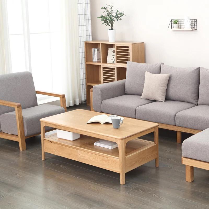 Solid wood coffee table (Category: Tables & Sets) located in Singapore. Submitted by sgeell (Listing ID 233094358, Image 1). Description: Used less than one year Well kept good condition To sell as Need to clear living room for children to play Self collection only.