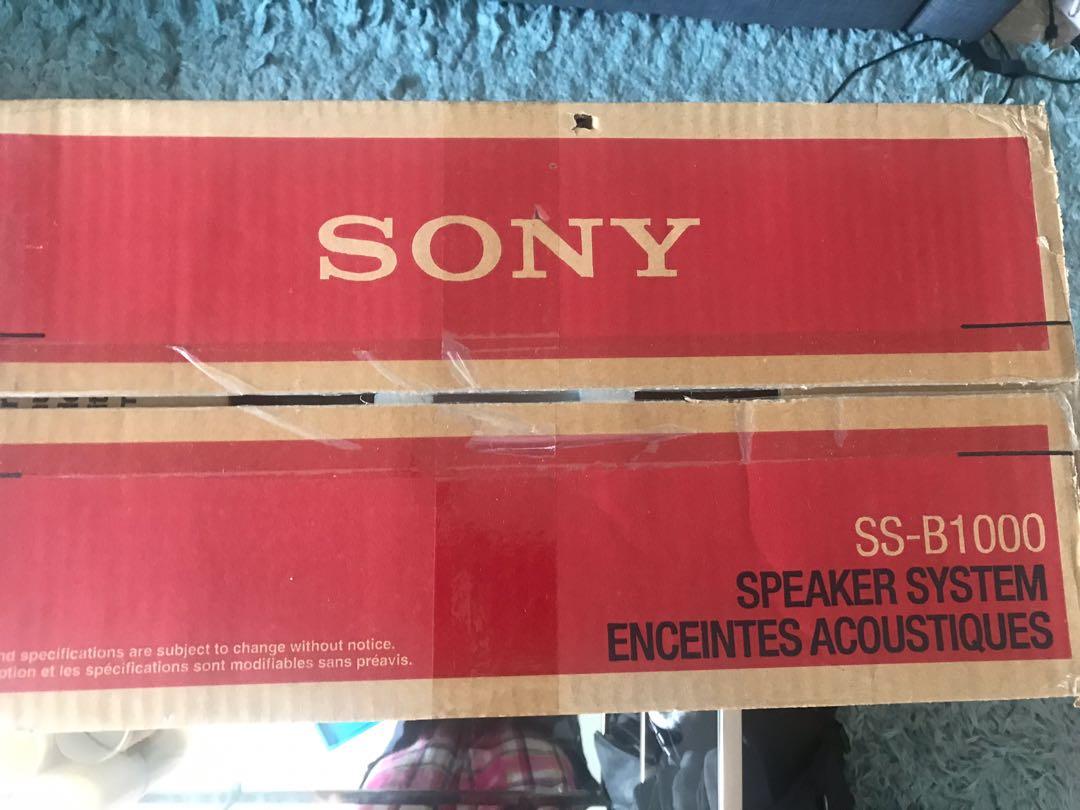 Sony Speakers SSB1000, Audio, Soundbars, Speakers & Amplifiers on