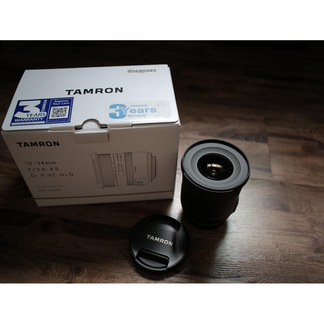 Tamron 10 24mm F 3 5 4 5 Di Ii Vc Hld Canon Mount Photography Lenses On Carousell