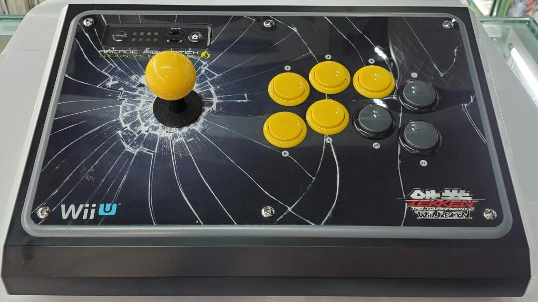 二手wii U Madcatz 鐵拳特別版街機有線大制 專用頭 遊戲機 遊戲機裝飾配件 手掣 Carousell