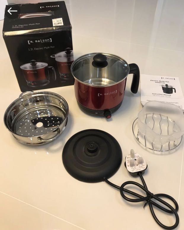 1.2L electric Multi pot, TV & Home Appliances, Kitchen Appliances, BBQ ...