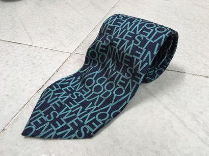 Vivienne Westwood blue and turquoise tie