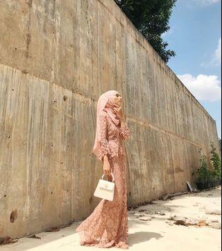 Rent - Lubna Flare Sleeves Lace Kebaya