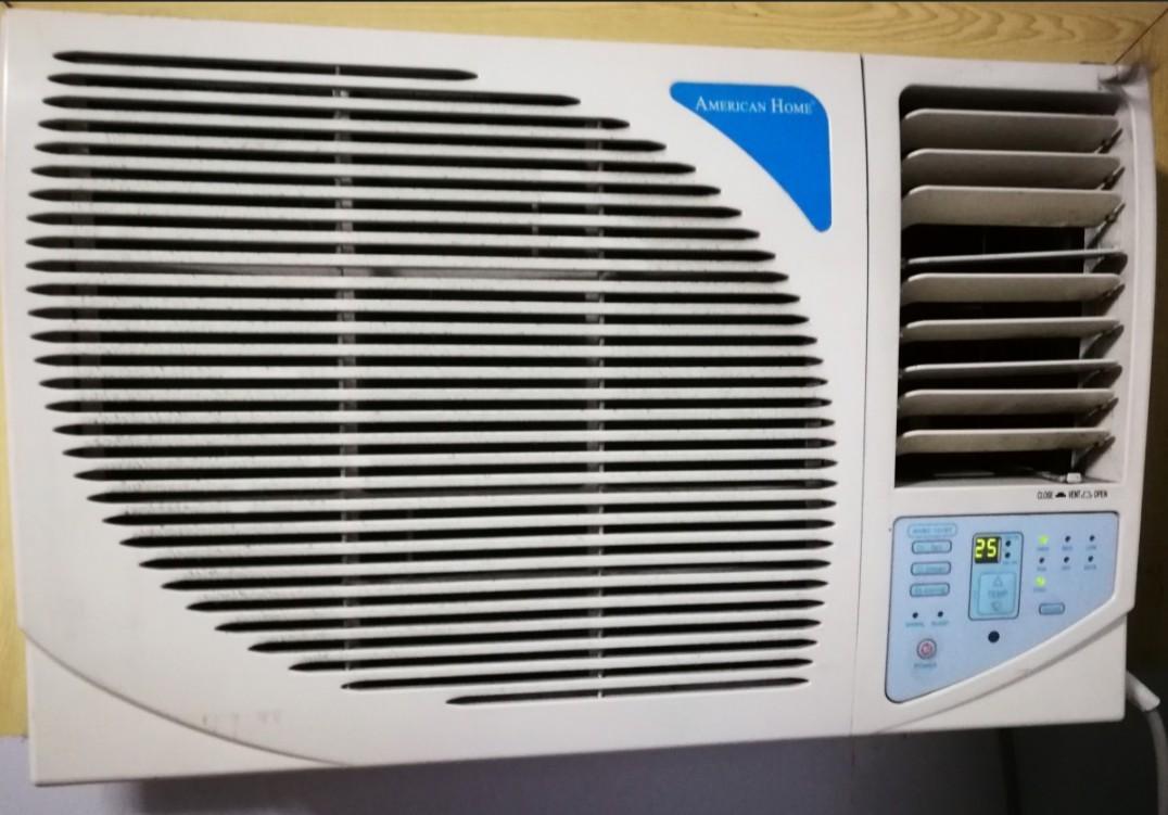 REPRICED 2.5 hp window type aircon, Furniture & Home Living, Office