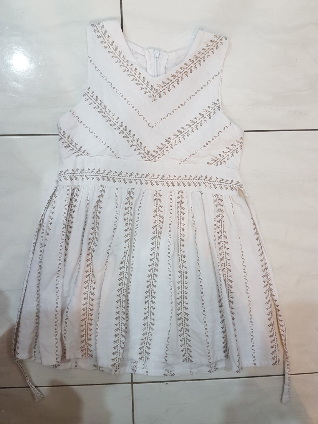 2years Old Baby Girl White Cotton Dress Babies Kids Babies Apparel On Carousell