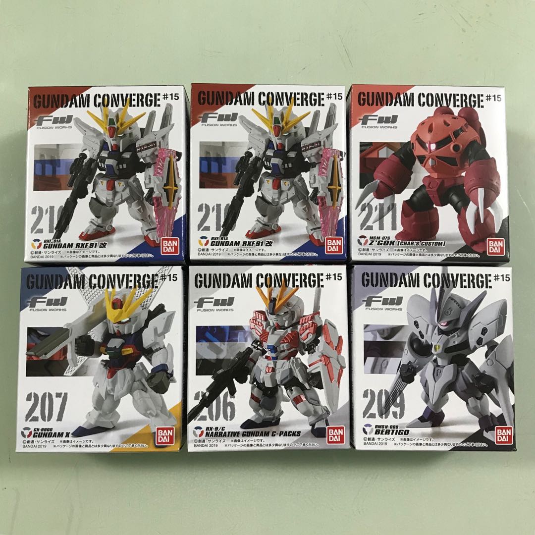 ガンダムコンバージ 206 207 208 209 210 全5種セット　新品 楽天市場】アウトレット価格 箱無し発送でお得 ガンダム