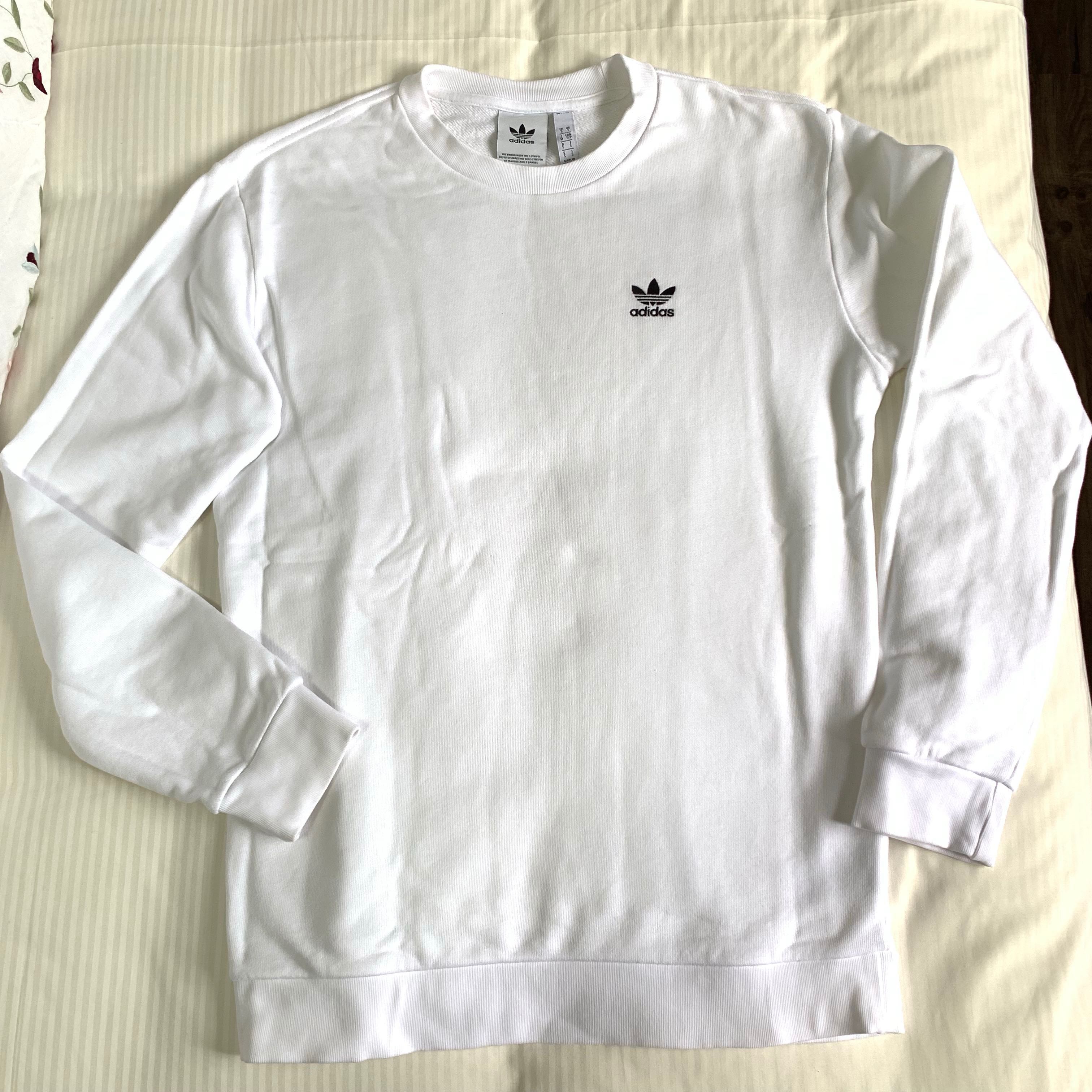 White adidas cheap originals sweatshirt