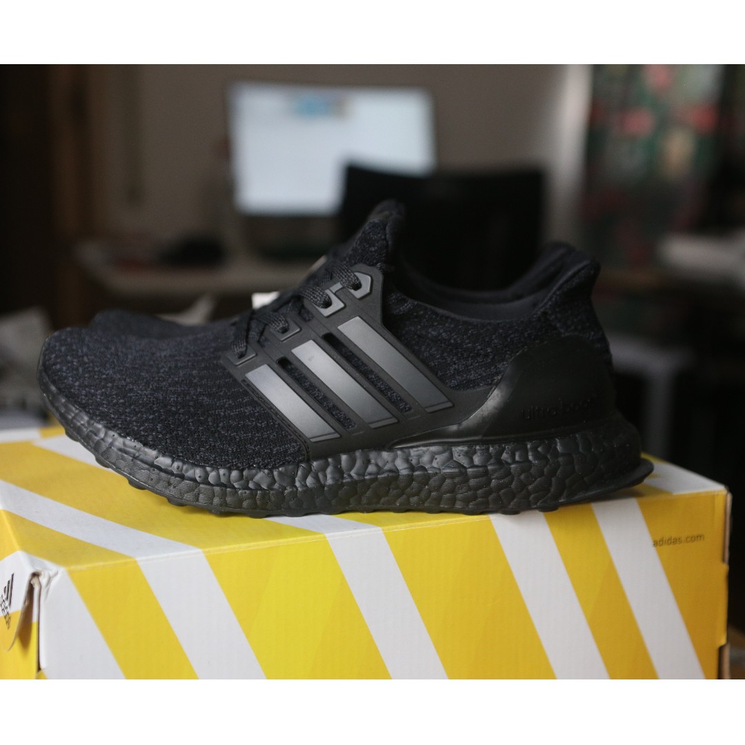 All black ultra boost 3. sale