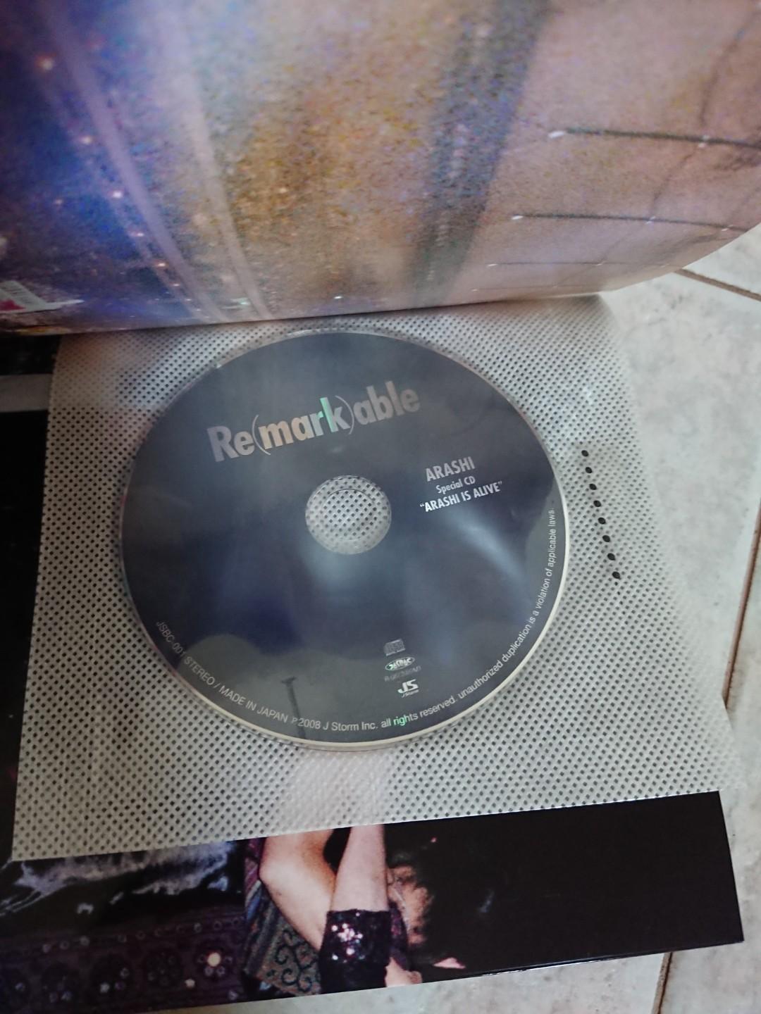 Arashi is Alive! Photobook (with CD), Hobbies & Toys, Memorabilia