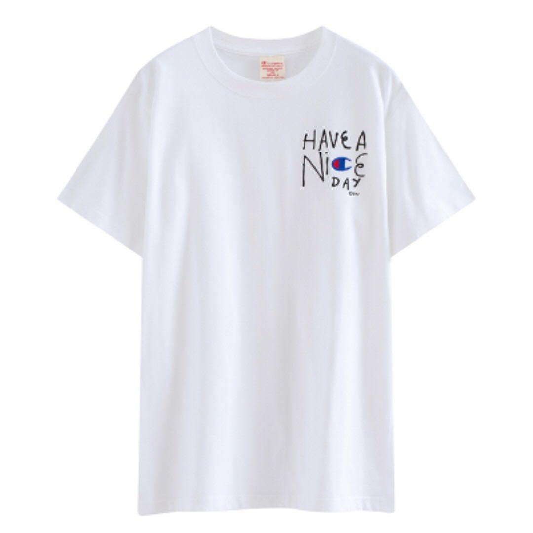 Authentic "Have A Nice Day" T-Shirt Fashion, Tops, on Carousell
