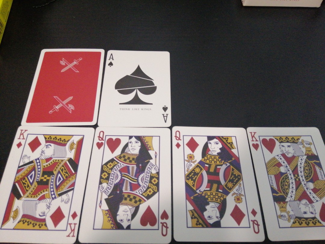 Blood kings V2 playing cards, Hobbies & Toys, Toys & Games on Carousell