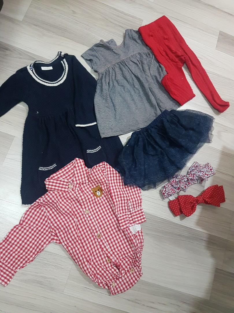 Bundle Of Baby Girl Clothes Size 6 12 Months Babies Kids
