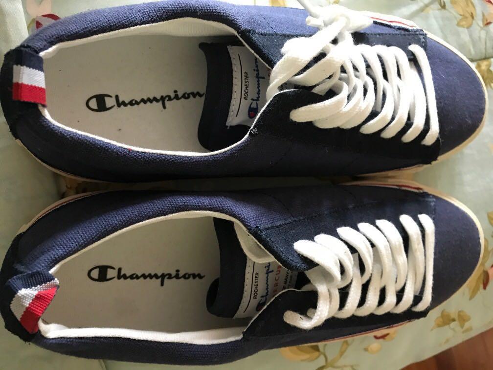 Champion mercury shoes blue size 40 7.5 US Fesyen Pria Sepatu Sneakers di Carousell