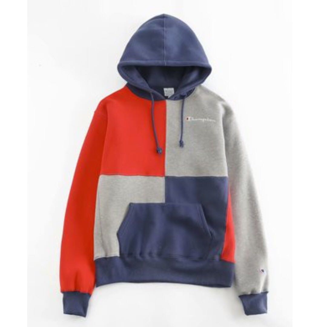 champion uo exclusive colorblock hoodie