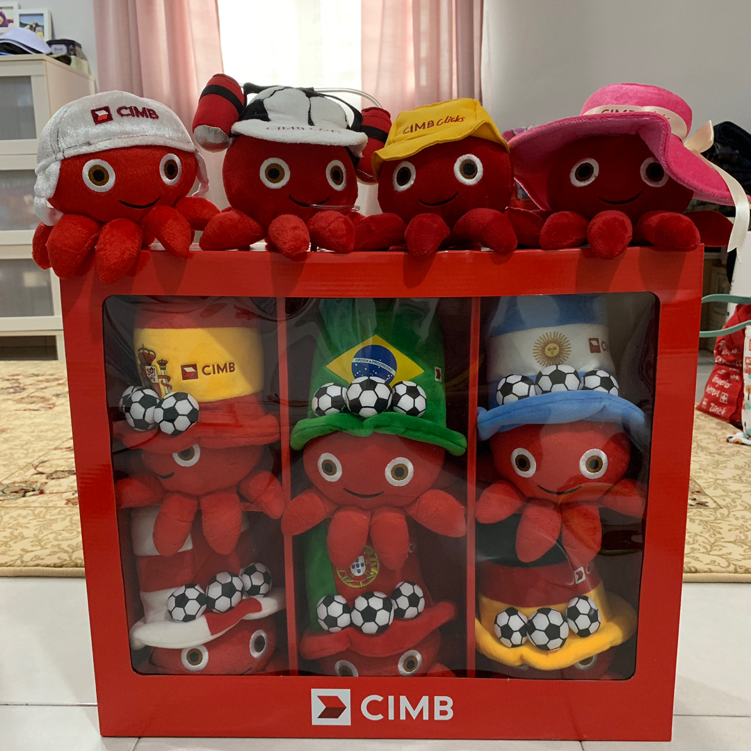 CIMB Octo Plush Toys